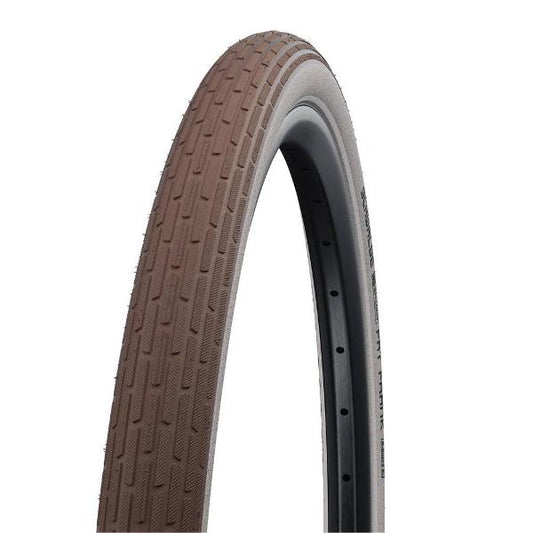 Schwalbe Fat Frank 26 x 2.35" Kevlar Guard Brown/Whitewall Reflective