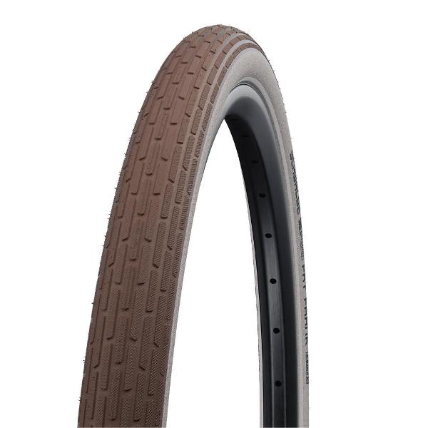 Schwalbe Fat Frank 26 x 2.35" Kevlar Guard Brown/Whitewall Reflective »