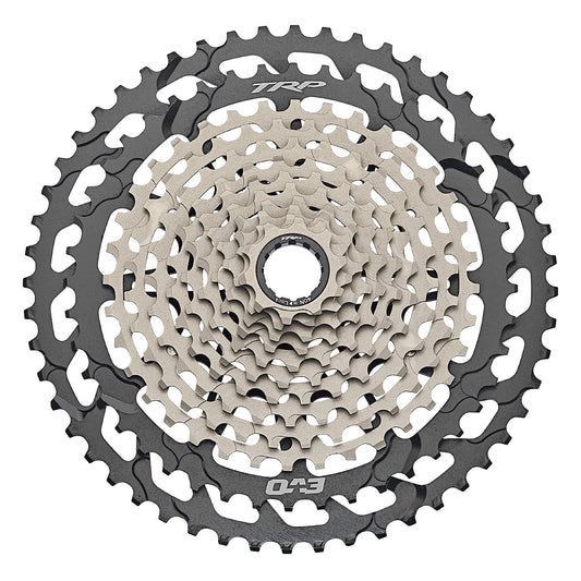 TRP Cassette CS-M9050-12 EVO, 12 speed, 10-52T, Silver/Black microspline driver 370g!