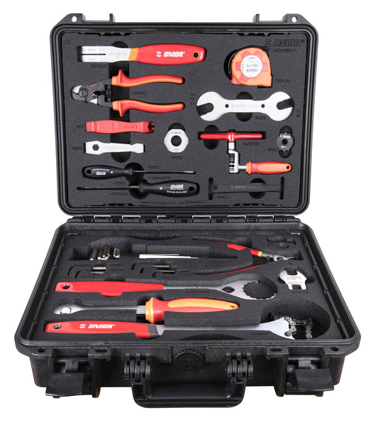 Unior Set of Tools 34 pcs - PRO Home Set - Incls Hardcase 629070 Professional Bicycle tools, quality guaranteed