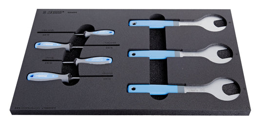 Unior Professional Tools Tray, 7 Piece, Bike Tool Set in SOS Tool Tray, quality bicycle tools 627166 quality guaranteed