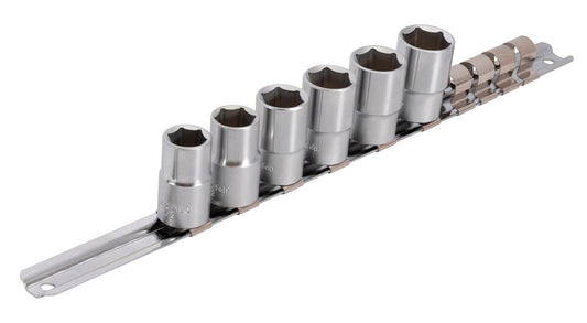 Unior Socket set 1/2" on rail ( 14, 15, 16, 17, 18, 19mm ) 629700 Professional Bicycle Tool, quality guaranteed