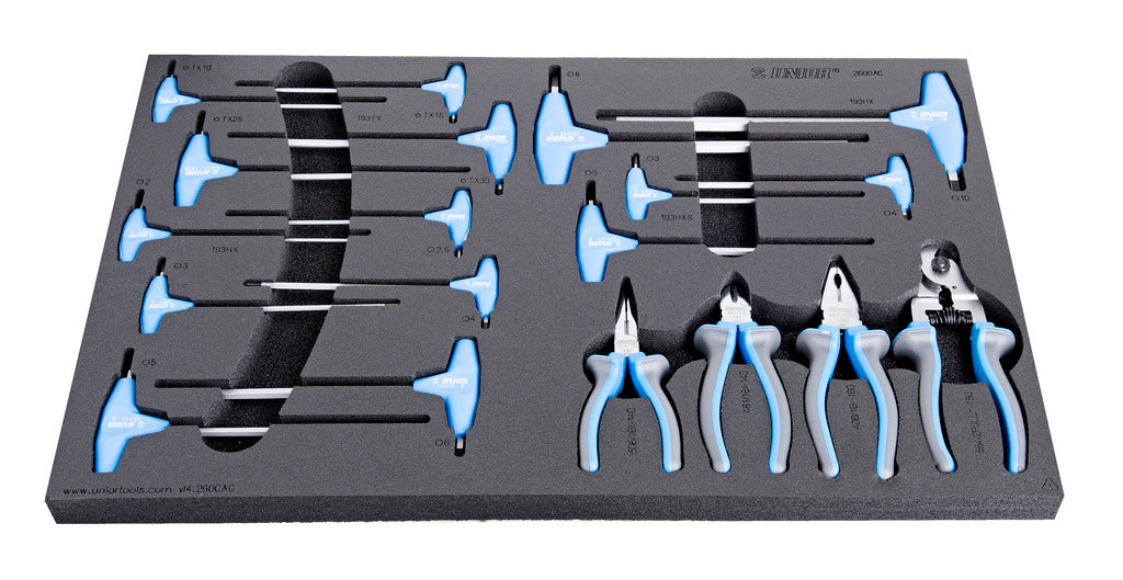 Unior Bike tool set in SOS tool tray / 19 tools 627178  Professional Bicycle tool, quality guaranteed
