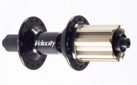 Hub, Velocity Road SB 10sp Campagnolo 130mm Black - 28h (H55-28)