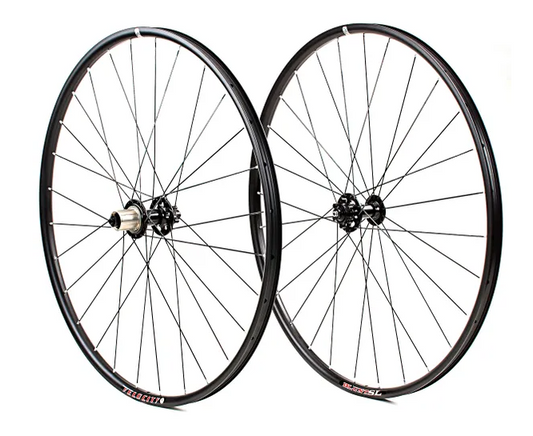 BLUNT-SL PRO 29" WHEEL SET BLACK. 32H Fr & Rr. 6 Bolt Disc. L/W ATB Fr Hub. Convertible Rr Hub