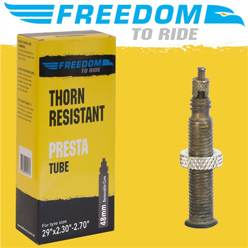 Tube - Thorn Resistant Presta 29"x2.30-2.70" (20) 48mm - Removeable Core