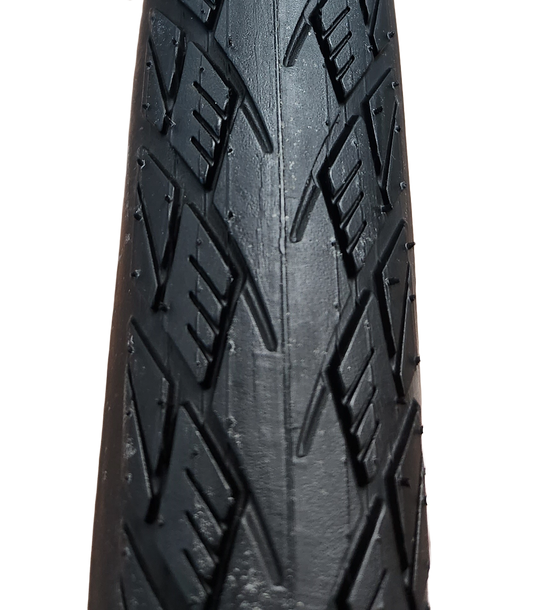 Wanda Tyre 700 x 32C Black - The Metro Elite for City Commuter, Green Shield Puncture Protect, 30TPI, 65-90 PSI, 4.5 - 6.2 Bar, (32-622)